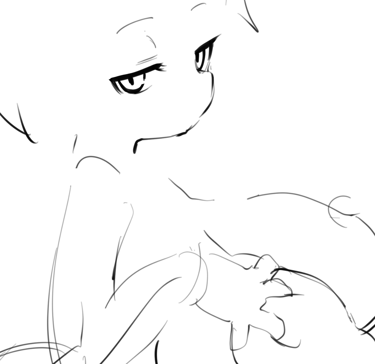 KXII's tweet photo. 好きな手…だけど下描きの下描き時にしか現れない… https://t.co/gntxULeuG4