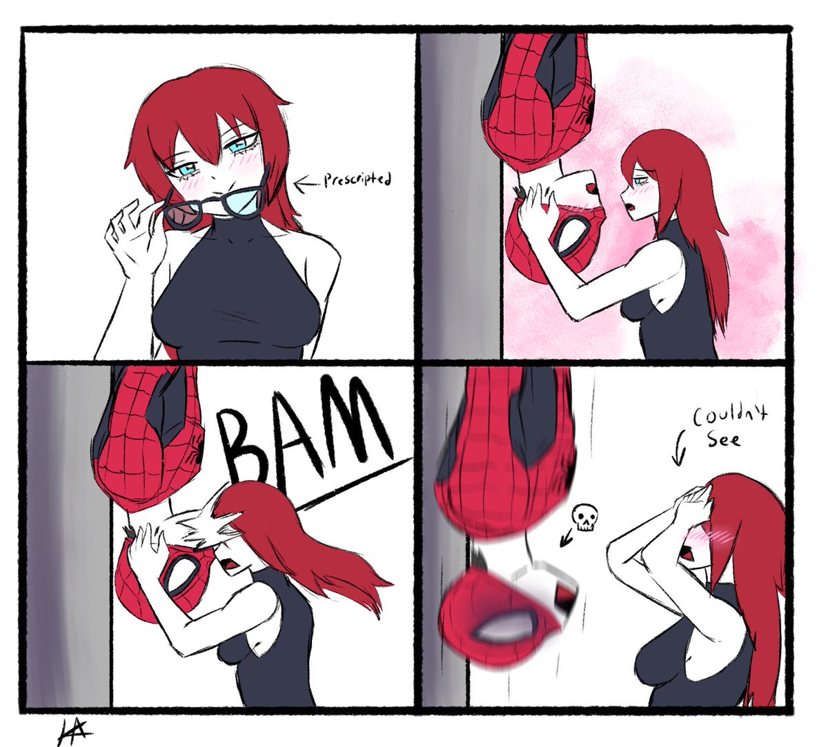 artboiangelo's tweet photo. If MJ didn’t have 20/20 vision
#Spiderman #comic https://t.co/fwNGlkmdrN