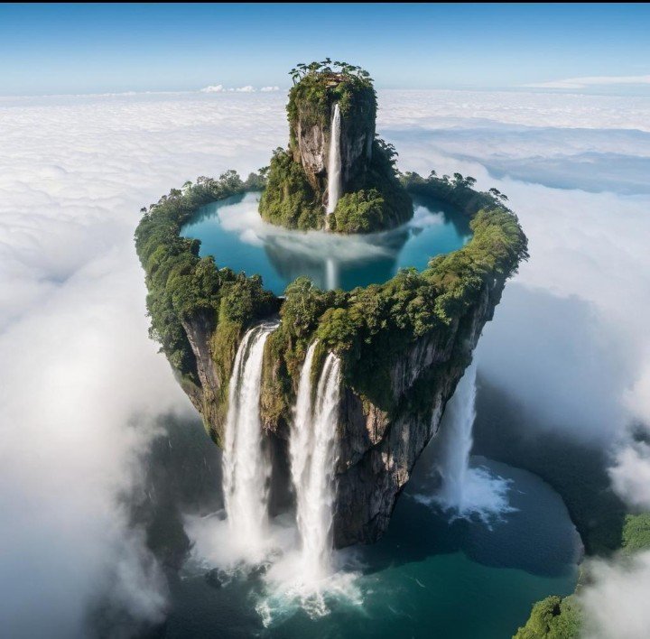 WanderWithAI_'s tweet photo. What if this wasnโt just a dreamโฆ but a place waiting for you? โ๏ธโจ
Floating above the world, where waterfalls kiss the sky and silence feels like home ๐๐ง
Would you stay here foreverโฆ or go back? ๐
#floatingisland #dreamworld #aiart #surrealvibes #wanderwithai https://t.co/1vpF5cBpaN