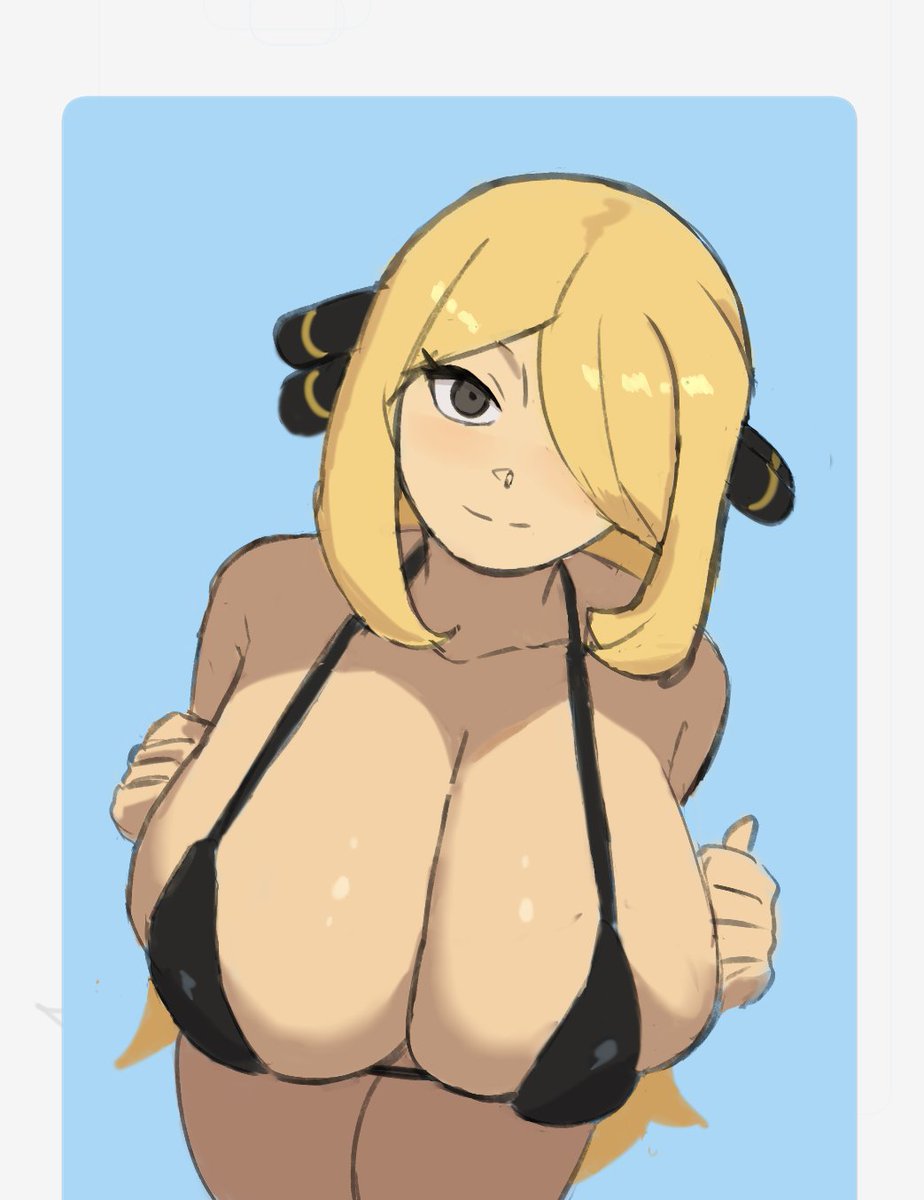 Koiikois's tweet photo. Summer Cynthia 3 SFW #Pokemon #Cynthia #シロナ https://t.co/RlPSZ6Z66G