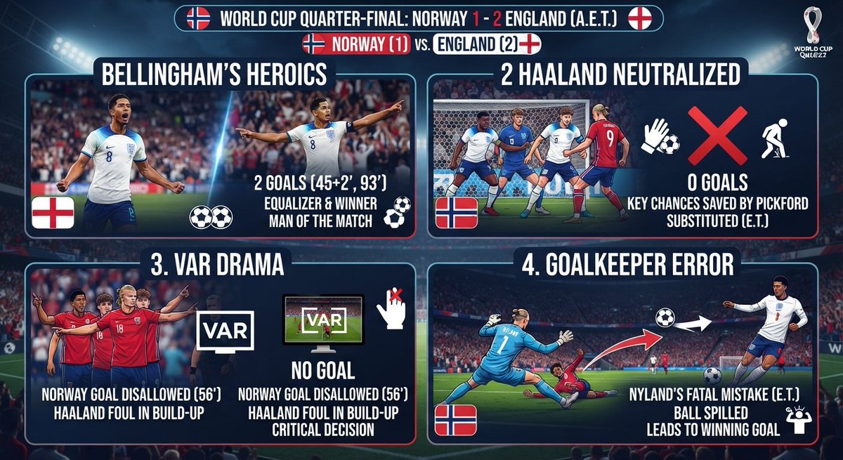 PeraplayGlobal's tweet photo. Ｗorld Cup 2026 - Quarter-finals Norway(1) vs England (2)

Calling all my Filipino sports fans &amp; bettors: What was your highlight? 🇵🇭

the Semi-finals! How do you see them playing out? Predict now! 👇
https://t.co/KVWJkkTppE

#WorldCup2026 #Philippines #Football #SemiFinals https://t.co/pyKp1YZdfW