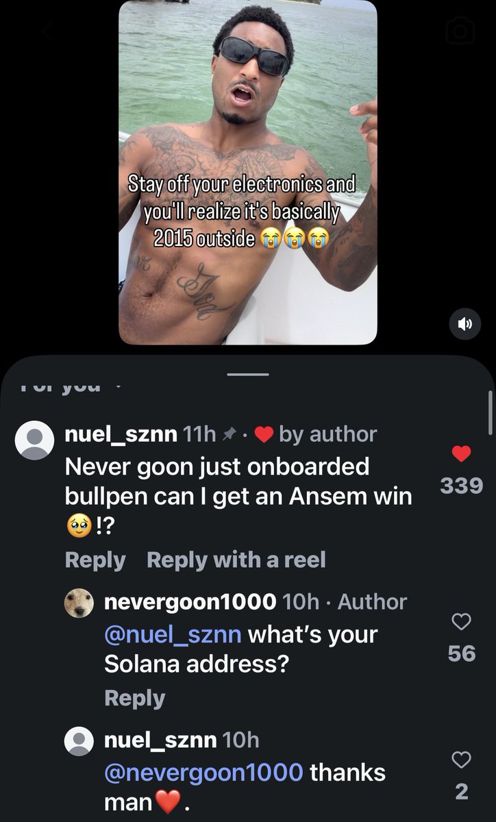 NeverGoon's tweet photo. Never goon just onboarded bullpen can I get Ansem win 🥹!? https://t.co/DINFklDwTV