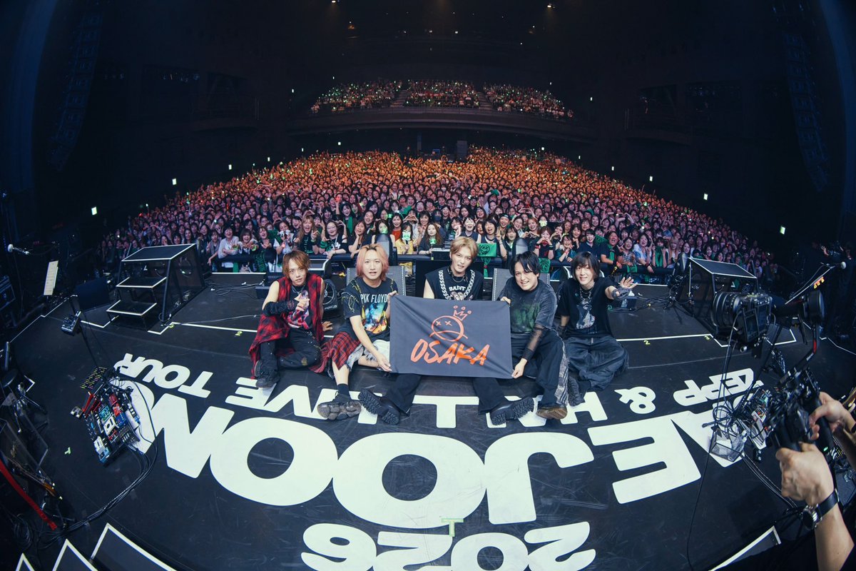 camacho_drums's tweet photo. 【2026 JAEJOONG ZEPP &amp; HALL LIVE TOUR – 86% –】

Zepp Osaka Bayside 🐙

愛しの地元大阪！
2公演ともめっちゃ盛り上がりました🔥

東京歴13年くらいになるので、
だいぶエセ関西弁な私です。
でも魂は売ってまへんで😎

次は大宮🍘

#JAEJOONG #ジェジュン
#JAEJOONG_TOUR_86PERCENT https://t.co/C49D0GYz5W