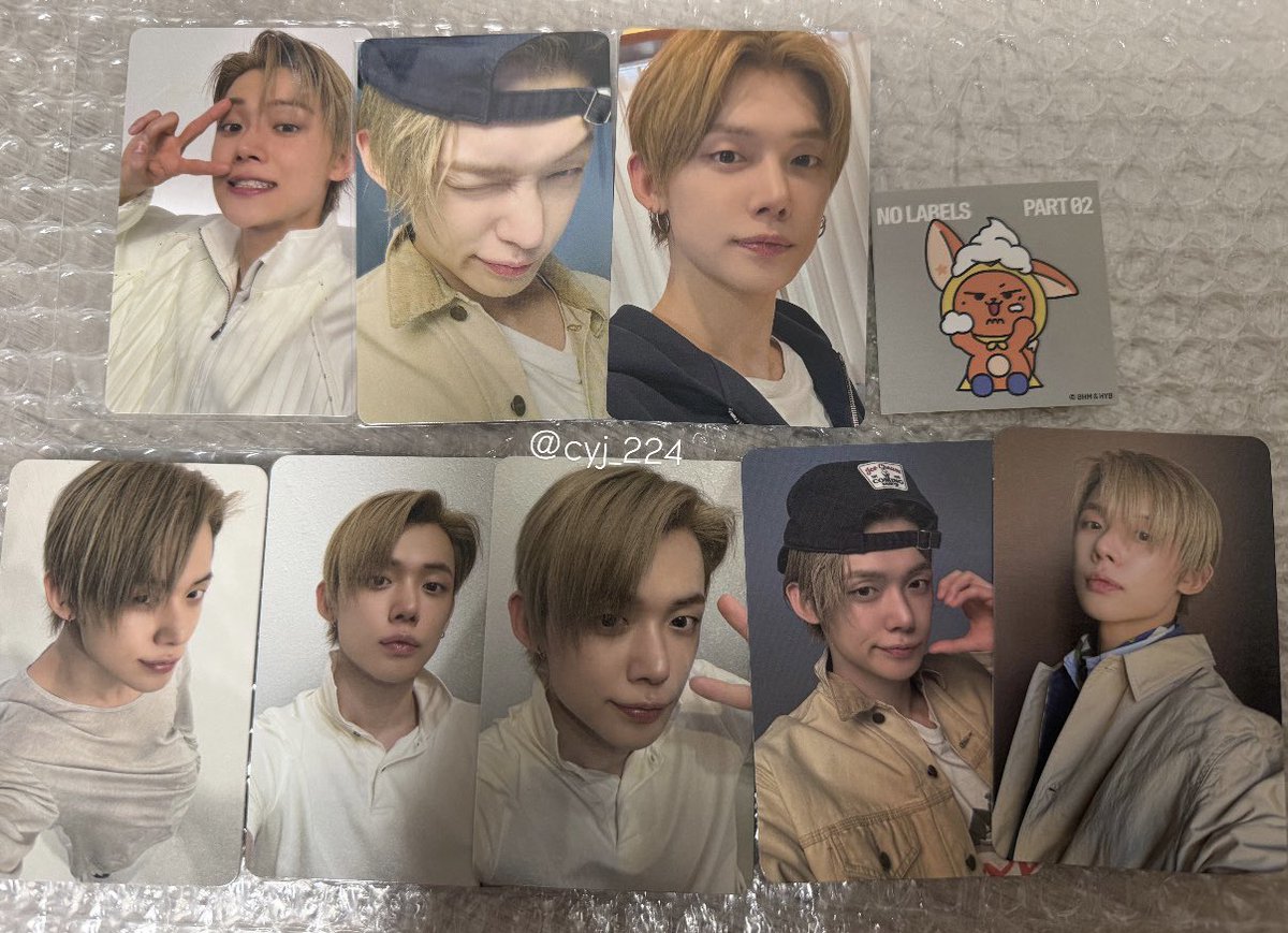 cyj224's tweet photo. TXT ヨンジュン YEONJUN NO LABELS: PART02 交換　トレカ　ラキドロ

譲 画像

求🩵or未使用シリアル

同日郵送での交換希望です。
お気軽にお声掛けください！

#txt交換 https://t.co/HJVDbs4j5o