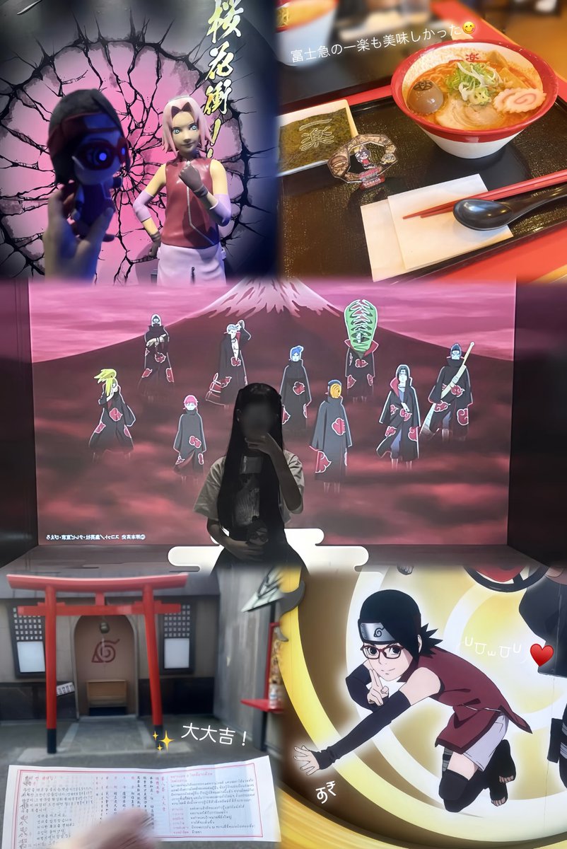 saranya331's tweet photo. 富士木ノ葉隠れの里⊂( ᴖ ̫ᴖ)⊃⭐️🎶
 #富士急ハイランド  #NARUTO  #BORUTO https://t.co/U9cFx4pJju