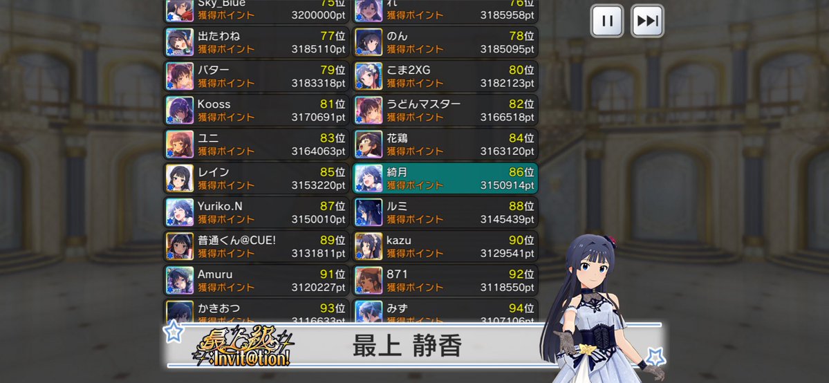 hatsuki765283's tweet photo. 静香ちゃん86位！
改めて、有難ッした……！
こっちでも秋葉原でも散財しまくったのでしばらく節制しなきゃ…… https://t.co/aY5WToPy5F