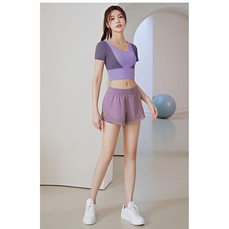 forkyungsoo12's tweet photo. ￼TIMETOSPORT Yoga Celana Pendek Wanita High Waist Polos Gym&amp;Fitness&amp;Yoga&amp;Running Sport 1116 https://t.co/u6kFABiJ1q https://t.co/ThldErRdwi