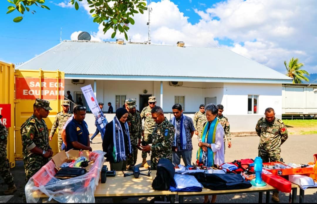 UNODC_BMB's tweet photo. With the generous support of 🇯🇵, UNODC GMCP donated Search and Rescue (SAR) equipment to the National Maritime Authority of 🇹🇱. The donation strengthens maritime emergency response capabilities and contributes to safer and more secure seas. https://t.co/1imLiYtOjX