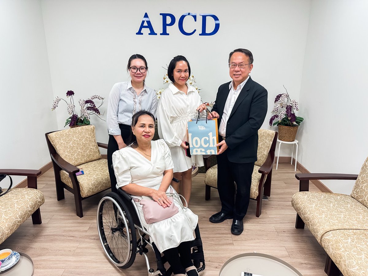 APCDAsiaPacific's tweet photo. 🌏🤝On 6 Jul 2026, #APCD welcomed representatives from #AnantaraSiamBangkok Hotel to discuss future collaboration on disability inclusion and showcase its Accessible Building / Universal Design, APCD 60+ Bakery & Chocolate Café, and APCD 60+ Kitchen. #Thailand #Access https://t.co/yDcwS471xm