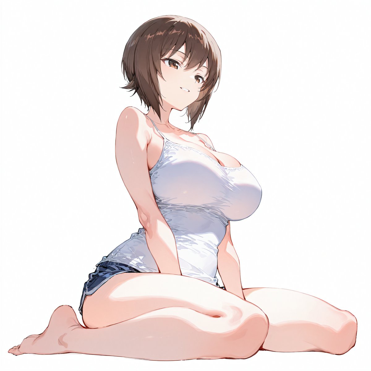 WakeMaroP's tweet photo. 西住まほさん。 https://t.co/T95JYCXzVG