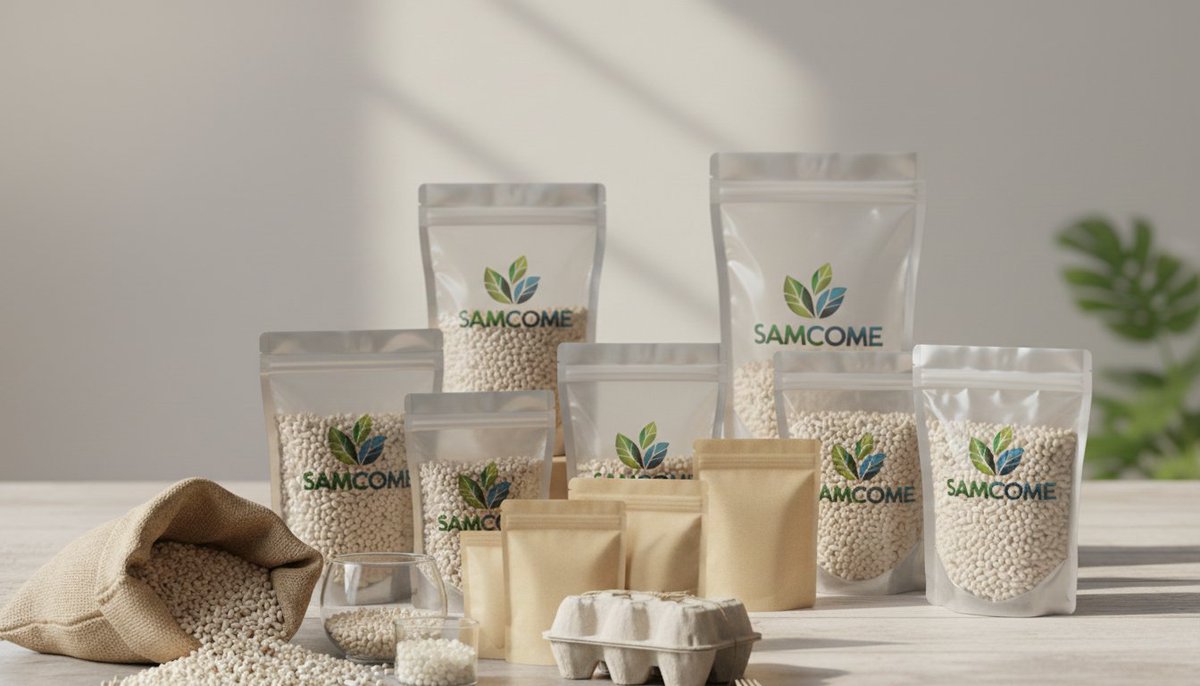 SamcomeEcoTech's tweet photo. Reliable supply of compostable raw materials for bubble film, bubble mailers and protective packaging production. 📦 #ProtectivePackaging https://t.co/D17lCywgH4 https://t.co/5GPJylGumt