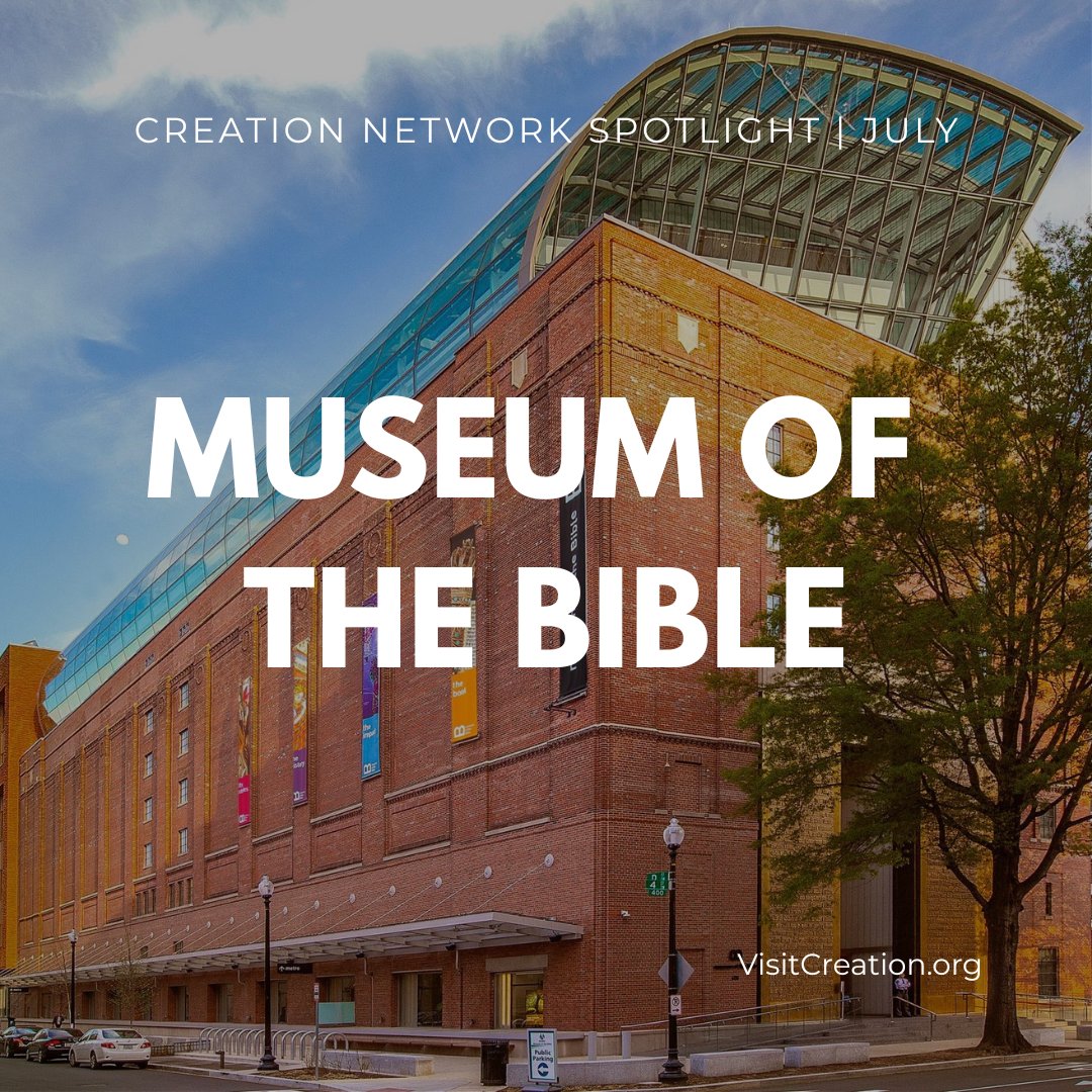 creationtoday's tweet photo. As America marks 250 years, rediscover the Book that shaped history. July's Creation Network Spotlight is the Museum of the Bible in Washington, D.C. @museumofBible

📍 Visit: https://t.co/dwwheH0WPU
🇺🇸 Watch our episode on America's providential history: https://t.co/zV16kJ4s56 https://t.co/vJMQq72PBE