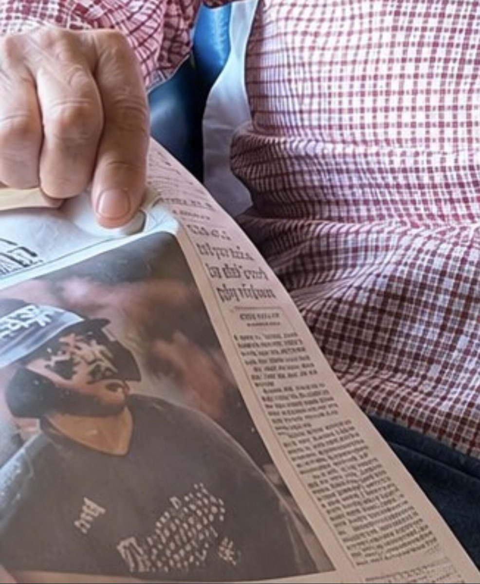 NaviGATR's tweet photo. @PollTracker2024 @gtconway3d This is 100% AI. look at the Sports page closely. That’s what happens when you ask AI to re-create an image that has lettering in it. Look closely and you’ll see how it’s distorted. Look at the original Sports page. It doesn’t take a forensic investigator to see that this is fake https://t.co/qkfbvgLlPh