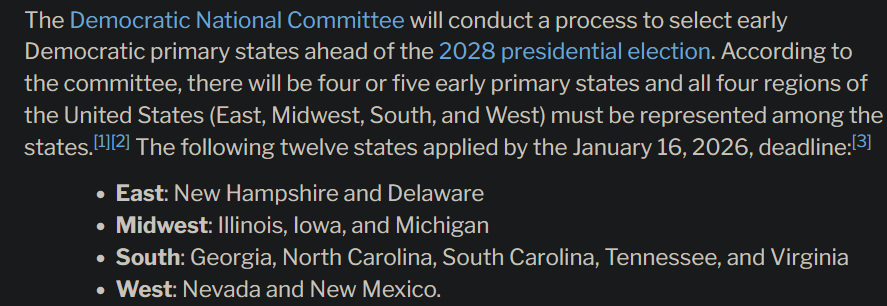 pizzawarrior_'s tweet photo. @realcamrob1 @TroyXanh @PollTracker2024 The 2028 primary calendar is not set yet and it's not guaranteed that SC gets an early primary again. Especially if Dems sweep in Georgia this year. https://t.co/WrHfCmdBa9