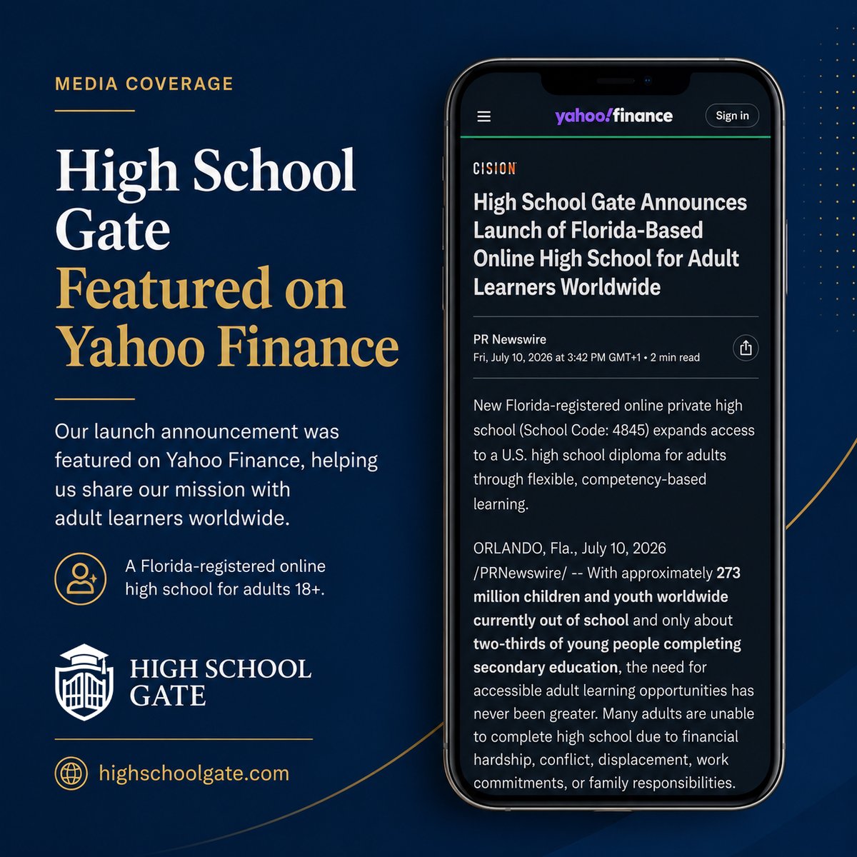 High School Gate tweet media