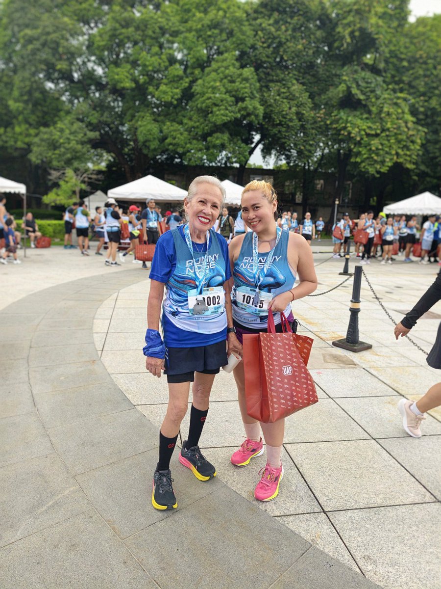 junowbabe's tweet photo. Rainy morning with mommy Rosalinda.. she's 78 🏃‍♀️💪 the #oldest female ultra marathoner 

#running https://t.co/OYyFUP80J7