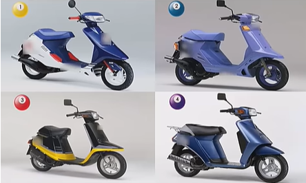 10秒クイズです！次の4つのバイクのうち、Champはどれでしょう⁉ ※正解