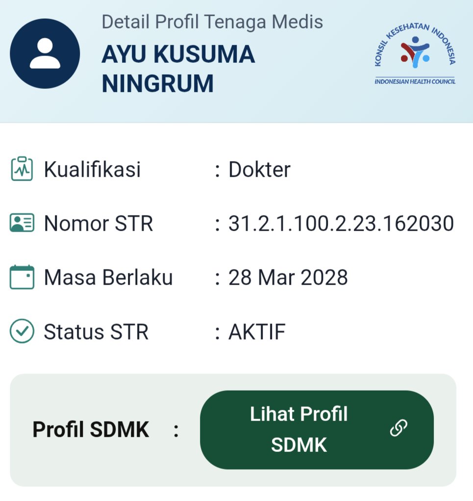 mharisman's tweet photo. "Dokter Spesialis ERHA"?
artinya 
Dokter Umum yg mengambil kursus" kecantikan dari penyelenggara non-akademis di luar kontrol PERDOSKI, yg biaya kursusnya bisa 5jt-10jt per hari.

Bukan Sp.D.V.E (Spesialis Dermatologi, Venereologi, dan Estetika), yg dulunya dikenal sebagai Sp.KK https://t.co/OLBO8awIBI