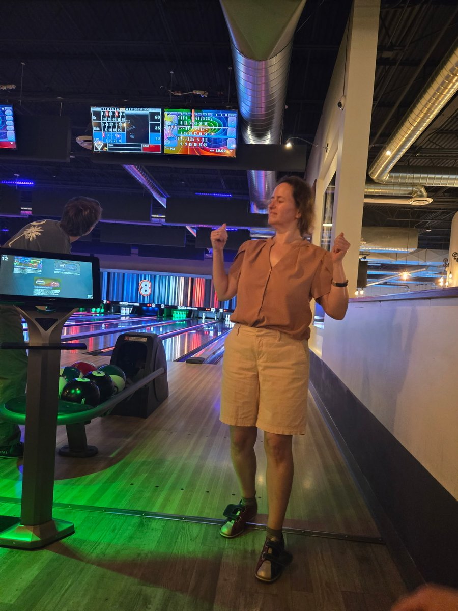 PamelatheActres's tweet photo. We enjoyed #bowling when it started to rain while on #vacation in May in #santafé #newmexico #trip https://t.co/MwgBpzNOaQ