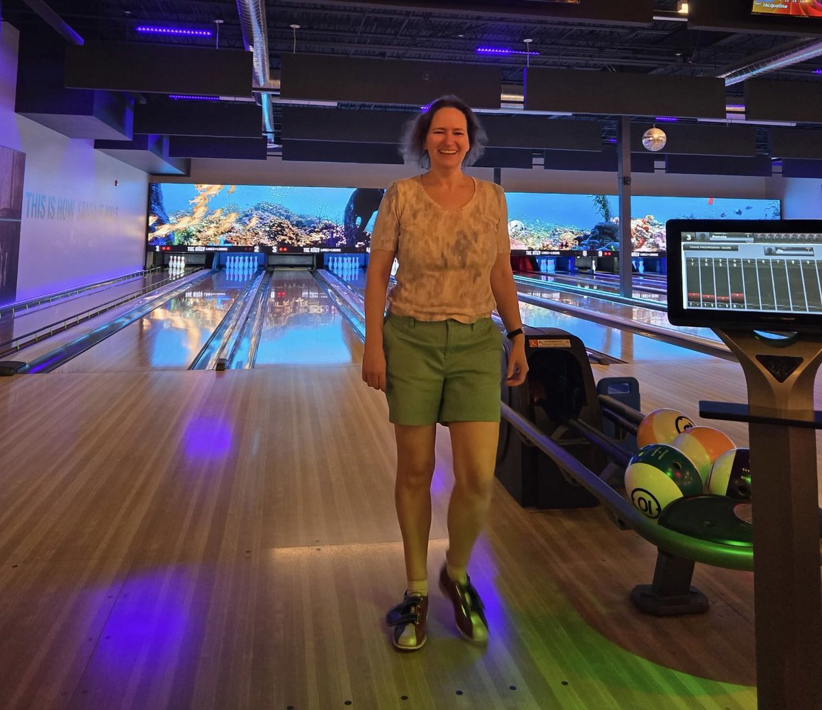 PamelatheActres's tweet photo. We enjoyed #bowling when it started to rain while on #vacation in May in #santafé #newmexico #trip https://t.co/MwgBpzNOaQ