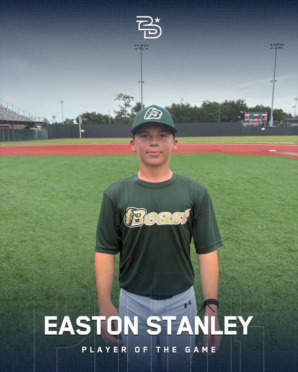 2DsportsbsbLA's tweet photo. ⭐️Player of the Game⭐️

Easton Stanley 

Beast https://t.co/oV1GfjtMEu