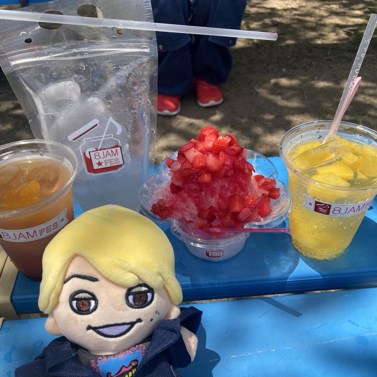 eno085's tweet photo. 昨日も楽しかった！！！！！
四十路の時のたっちょんの『 40代の可愛いところに気づいちゃった？』の破壊力すごかった(//∇//)💕
フェス飯も堪能できたしいい2日間でした✨ https://t.co/gh7DdObZa0