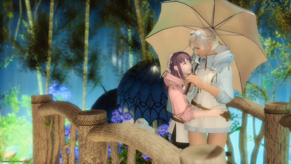 Saran_xxx08's tweet photo. (*Ü*)ノohayoϋ🤍
雨の日が嬉しい日になった☔️✨️
#FF14 #FFXIV #Sentier_st https://t.co/EQeNk5wOMm