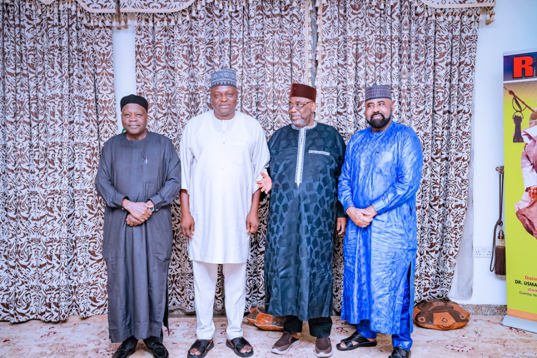 drjamilgwamna's tweet photo. I had the honour of accompanying our leader, @HEInuwaYahaya, alongside the @OfficialAPCNg National Chairman, Professor @nentawe1, and Arc. Yunusa Yakubu , on a courtesy visit to the residence of Distinguished Senator Usman Bayero Nafada.

We were warmly received, and our discussions centered on unity, shared values, and the continued progress of our dear state. Moments like this reinforce our collective commitment to sustaining the gains achieved and advancing the development of Gombe State.

Together, we remain focused on building a stronger and more prosperous future for all.

-JIG