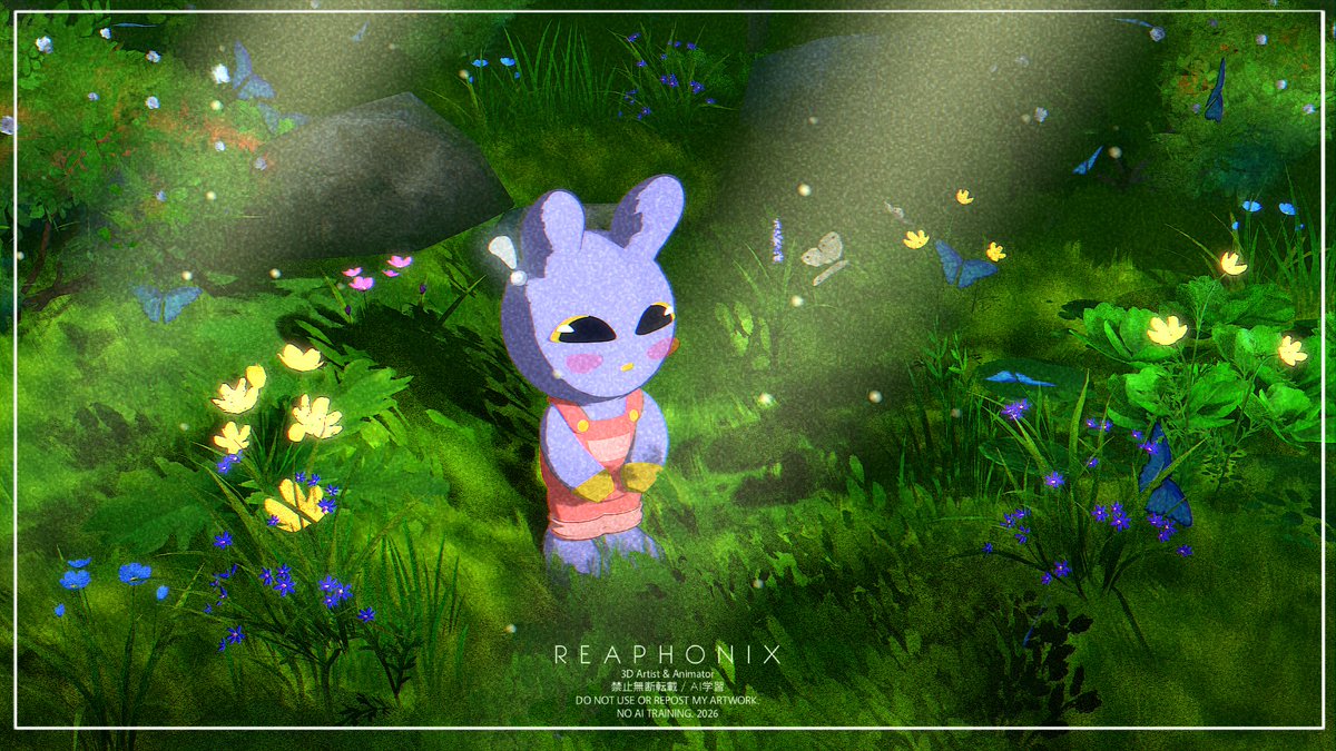 rea3dphonix's tweet photo. Just a quiet, windy summer day with Jax 🍃
#jax #smallartist #blender #tadc #VGen https://t.co/KlJZgziVrz