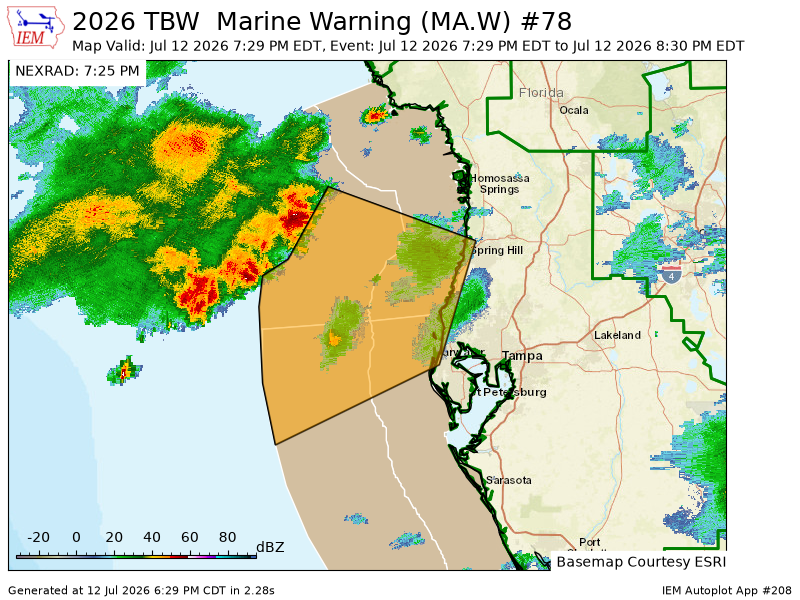 Automated Tampa Bay Weather tweet media