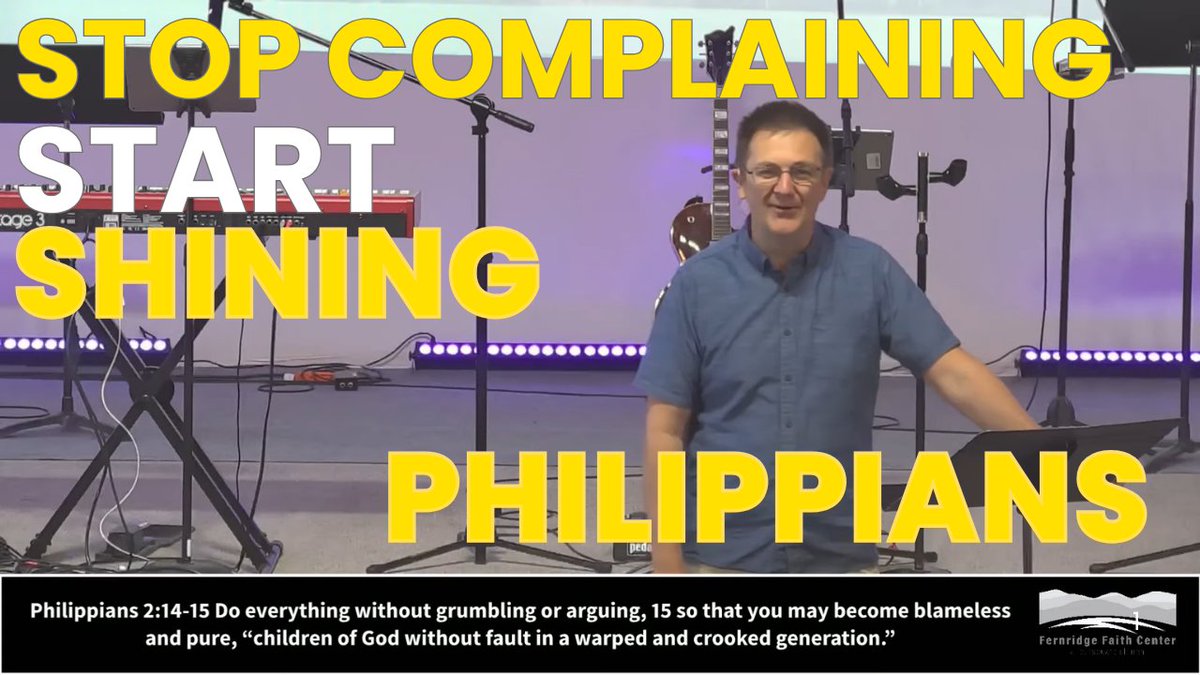 FRFaithCenter's tweet photo. July 12 2026 | Pastor Paul Gangle | Philippians - Stop Complaining and Start Shining
Website: https://t.co/jGViVjiU3D
Pastor Paul Today: look at how the world should now see Christ through us, "that they may see your good deeds and glorify your Father in heaven." https://t.co/KPivk9vUa9
