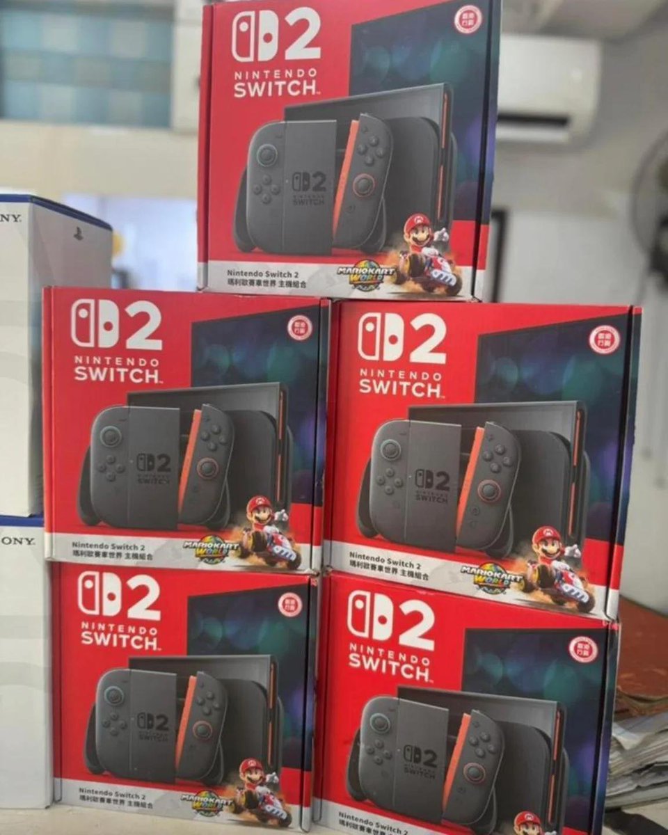 Michael20175820's tweet photo. BRAND NEW NINTENDO SWITCH 2 FULLY RESTOCKED 🔥🔥💯 

₦ 750,000

Location 8a otigba street computer village Ikeja Lagos 

Call us on 09076232007 or 08186655084 https://t.co/CUCiEPLLjp