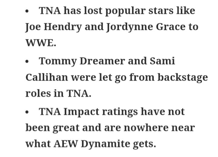 Switchblade97's tweet photo. You cant tell me there isn't an AEW backed media campaign against TNA. Look at the the state of this. "TNA Impact ratings have not been great and are nowhere near what AEWDynamite gets". Just 2 weeks ago they were 4k short of their all time high on AMC https://t.co/ajL7zuTXDB