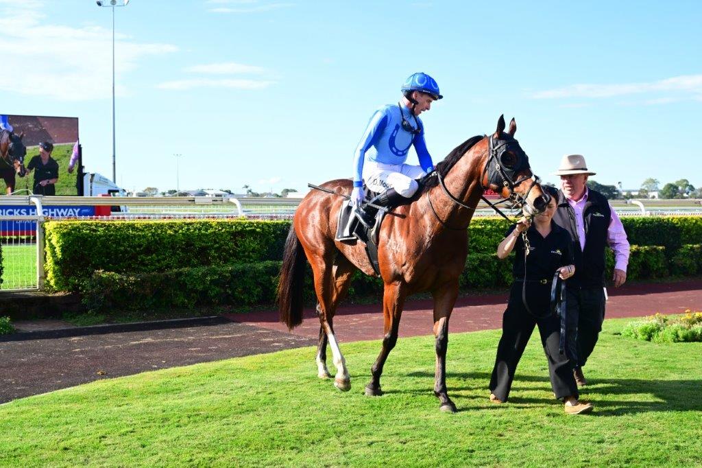 tonygollan's tweet photo. 💥TRACKSIDE WINNER OF THE WEEK 💥
Our #WinnerOfTheWeek presented by Trackside Photography is Zoubaby.
4yo mare Zoubaby (Zoustar x Magnaflight) won the Class 6 Plate over 1110m at Doomben on Saturday ridden by Daniel Moor & strapped by Holly Crawford. https://t.co/MecjFARCNr