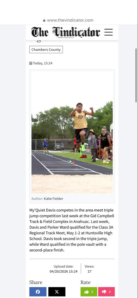 MyQuietDavis's tweet photo. Proof that hard work always lands somewhere. #TripleJump #TrackSeason https://t.co/lWyDIvKLjK