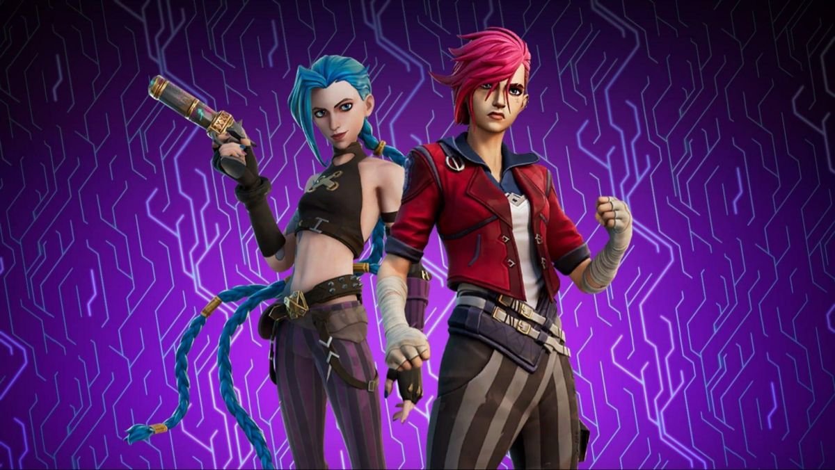 JinxArcanehehe's tweet photo. Day 26 of asking @Fortnite and @RiotGames to bring back Arcane Jinx &amp; Arcane Vi to the Item Shop. 💙💥
Still hoping to see these incredible skins return.
#Fortnite #Arcane https://t.co/GJ1ur5t6UU