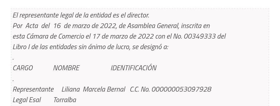 CalaveritaCol's tweet photo. @ColombiaOscura Aquí están los datos de la representante legal de esta secta , para que la pongan en Cintura.

De nada 🫰🏾❤️ https://t.co/34sZBvHypr