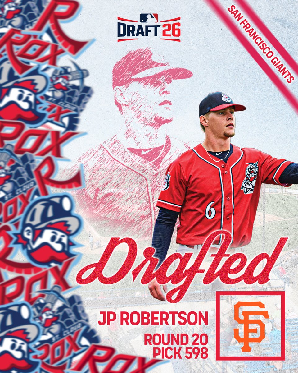 StCloudRox's tweet photo. Rox ➡️ MLB ⛏️

Congrats JP on being drafted! #RoxAreHot https://t.co/k9Q6zPtcDK