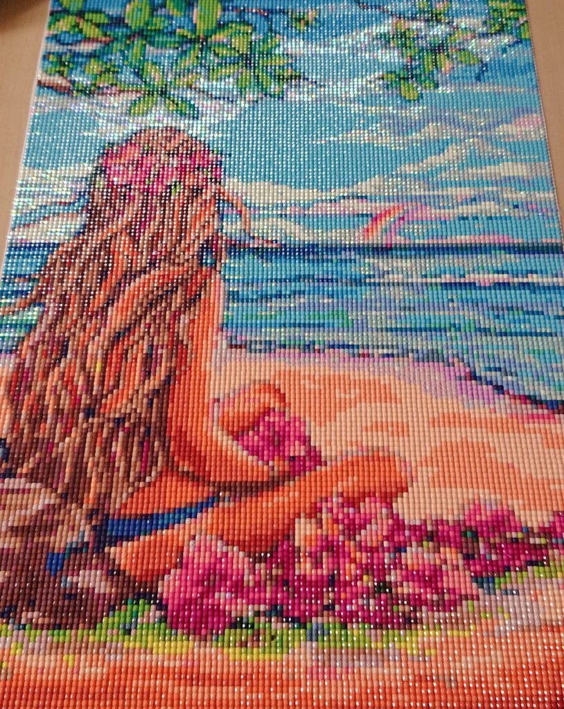 夏 👙✩.*˚🌴🍉🌻🍨🌺🐬🌊✩.* #ダイヤモンドアート