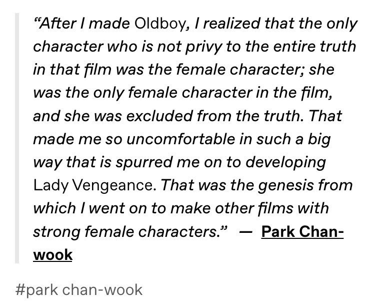 vnbvrnt's tweet photo. park chan wook soon after oldboy too https://t.co/sBFfdf3Y7E