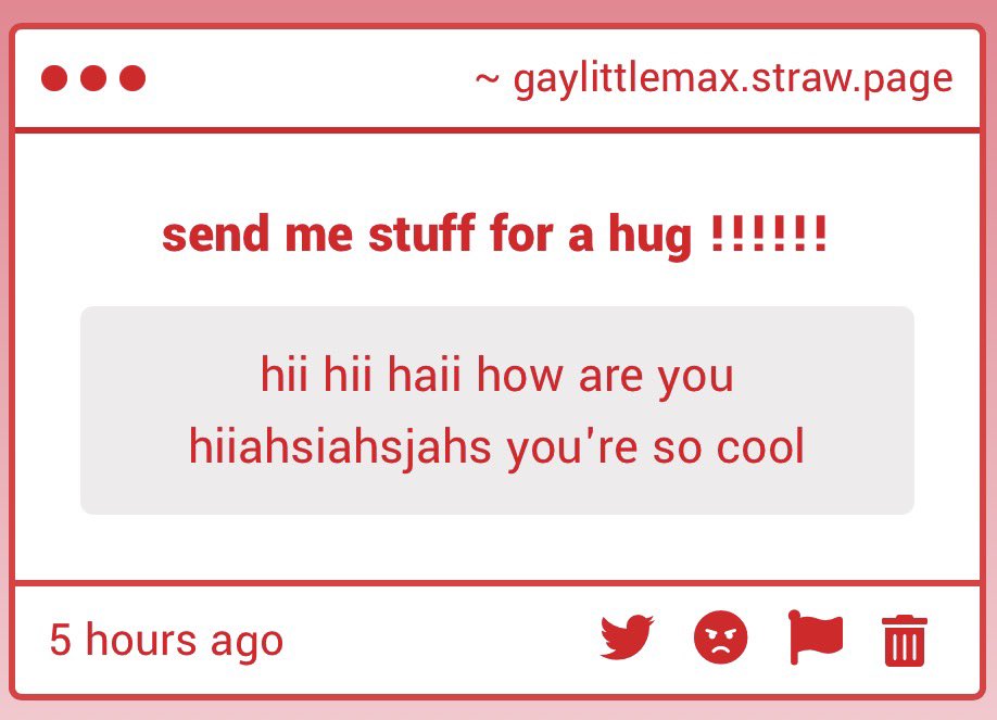 bunchofmax's tweet photo. omigosh i’m sorry i’m seeing this so late haiii hiii !!!!!! i’m okay ohmy god thank you i bet you’re cooler please be my friend😳😳😳 https://t.co/ESeK2ZKCU4