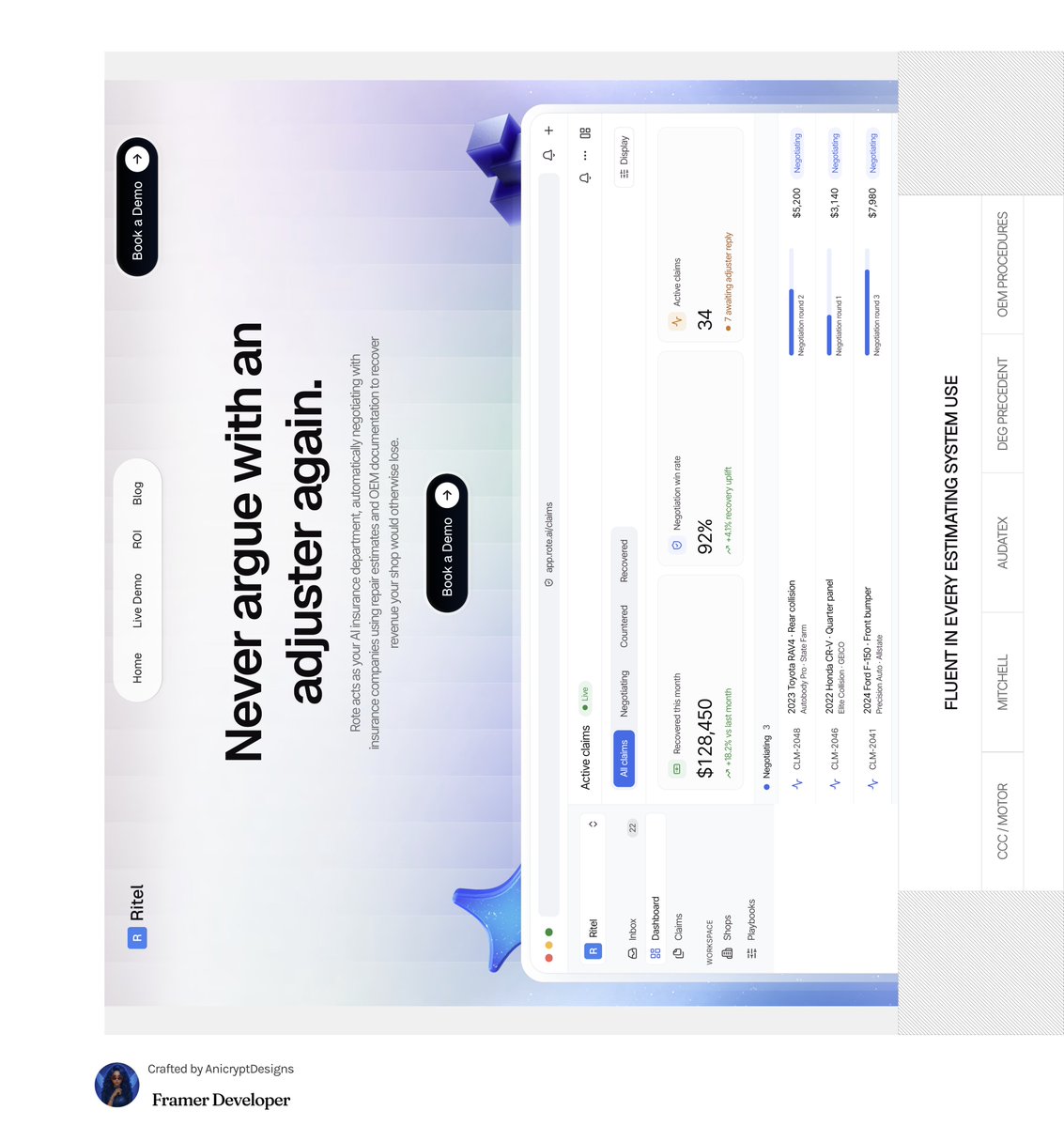 Anicrypt | Framer Developer tweet media