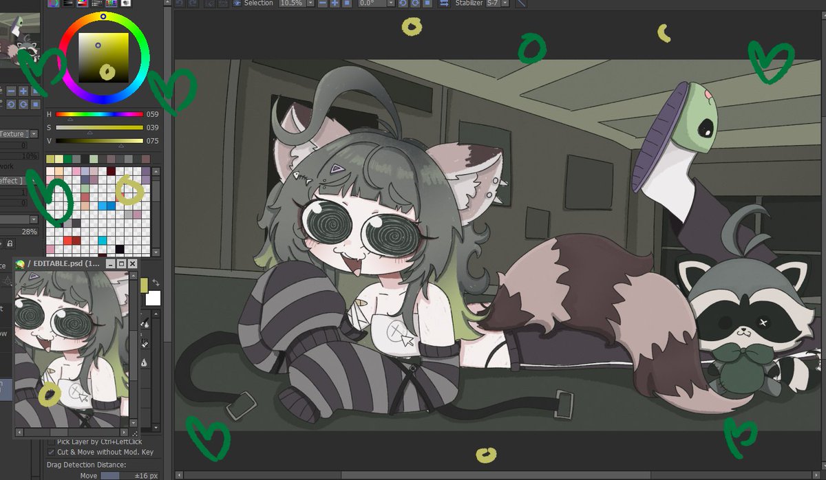 Cyanlahumana's tweet photo. Nuevo doodle comi ヽ(o＾▽＾o)ノ
Me encantó el resultado AHHHHHHHH💚

⭐️Vt: @/RakiRabies (Vgen) https://t.co/mjSyz8qggs