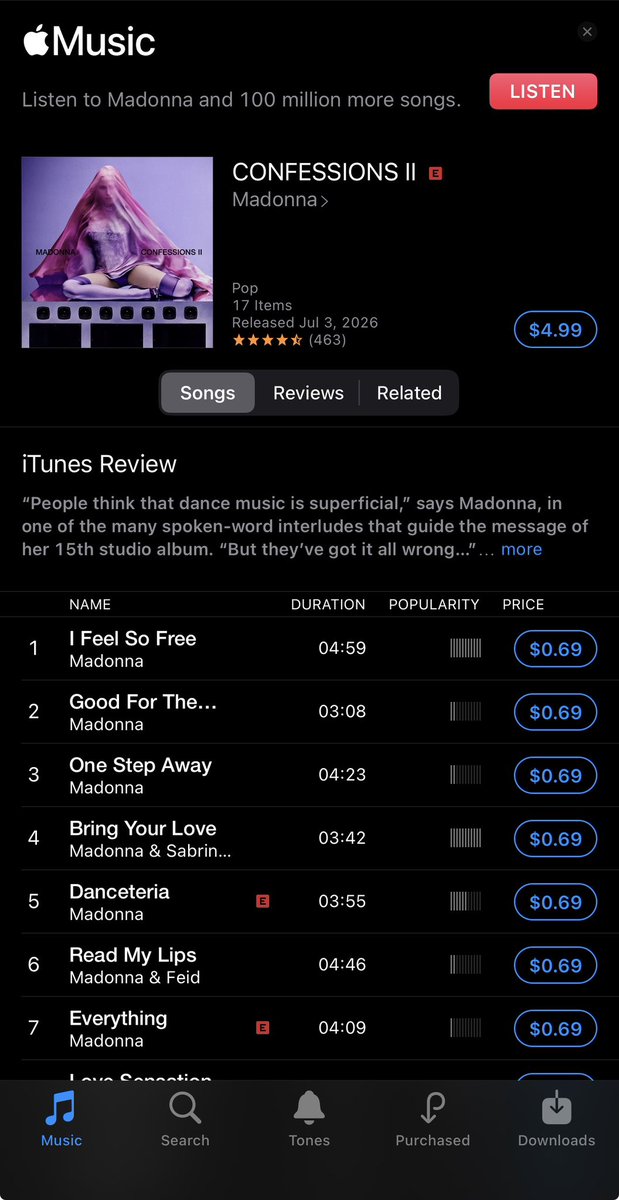 Ed51624549's tweet photo. @Madonna @MlGUELMIGS $4.99 lol embarrassing https://t.co/euckWtYDu2