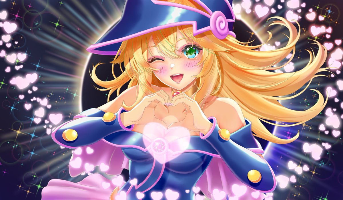 ブラック・マジシャン・ガール 再喝 ブラックマジシャンガールを描き