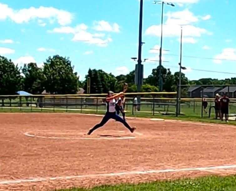 AnnaJanitz's tweet photo. 100 strikeouts this season 🥎

Hit the mark in Wisconsin Dells with Northern Ice 13U back in late June. Grateful for a coaching staff and teammates who push me every time out.

RHP | Barrington, IL | C/O 2030 

https://t.co/sO5afMSxtz https://t.co/lGnALd2M4j
