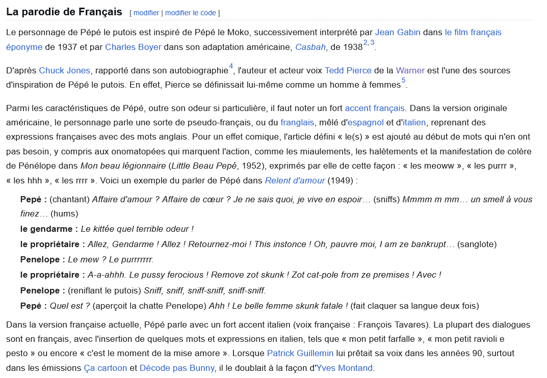 zzeezzedd's tweet photo. @Party_Giraffe @faireauz Meanwhile, pépé le putois est pour se moquer de la puenteur des français: https://t.co/32RGV1EF0F