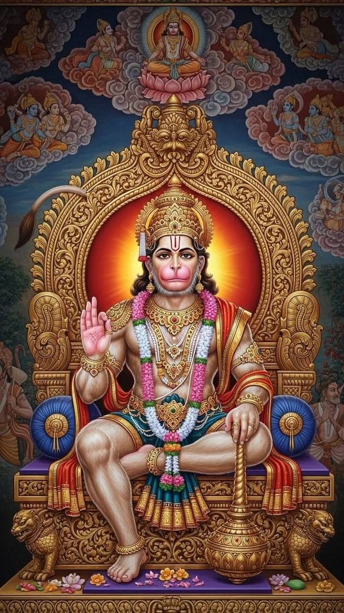 Ayushi_Gupta223's tweet photo. जय बजरंगबली हनुमान जी 🙏🚩 https://t.co/3P8dZVjs5s