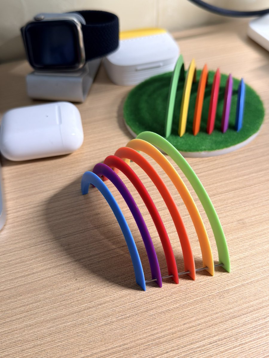 hhhh_wang's tweet photo. All new Apple Rainbow Stage Model！ https://t.co/lkf28XcKiD
