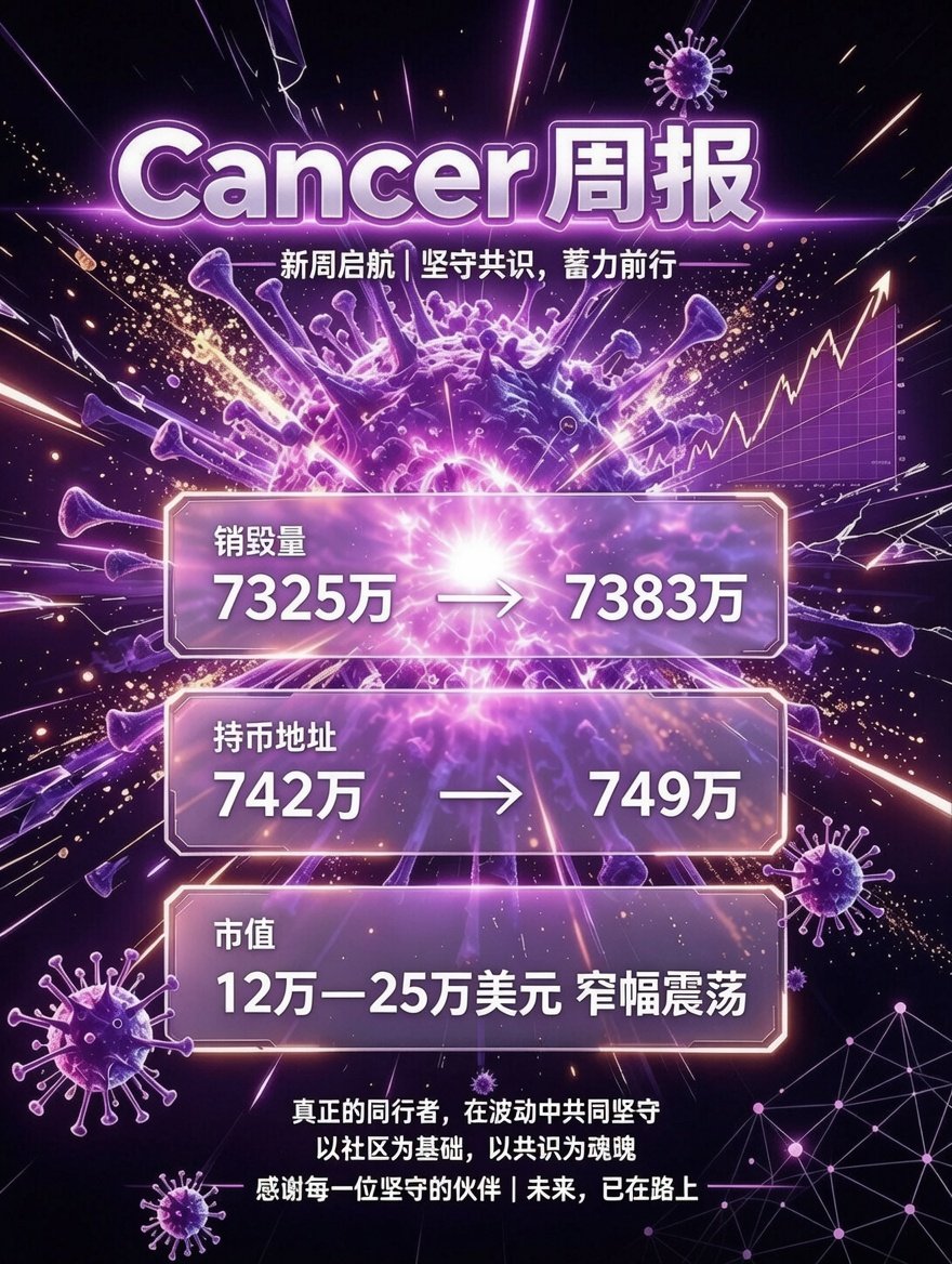 chenxp999's tweet photo. 各位伙伴，新的一周开启！
上周数据：销毁量7325万→7383万，持币地址742万→749万，市值12-25万美元窄幅震荡。
震荡洗去浮筹，留下的都是坚定信仰者。我们以社区为根、共识为魂，坚持长期主义，蓄力爆发！
感恩每一位家人，一起稳住向前！ 
@BNBCHAIN
 
@flapdotsh
 
@cz_binance https://t.co/WW0bxD9ntO